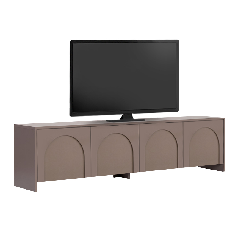 Έπιπλο τηλεόρασης Aurelia Megapap χρώμα μόκα 180x32x45εκ. - Image 7