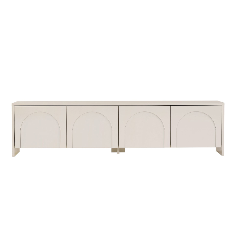 Έπιπλο τηλεόρασης Aurelia Megapap χρώμα κρεμ 180x32x45εκ. - Image 5