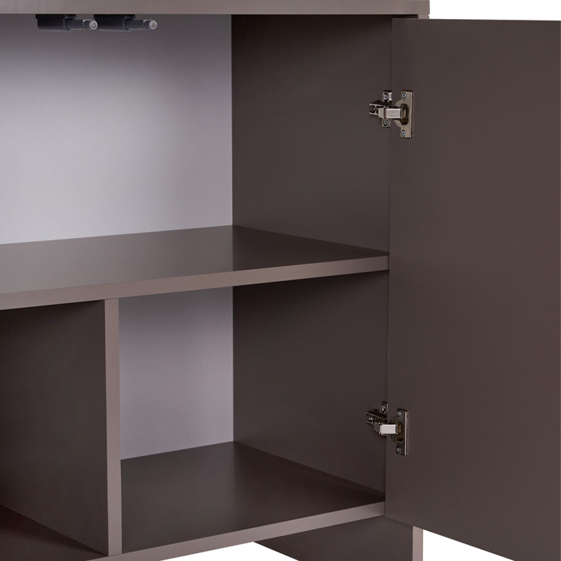 Μπουφές Aurelia Megapap χρώμα μόκα 180x45x80εκ. - Image 3