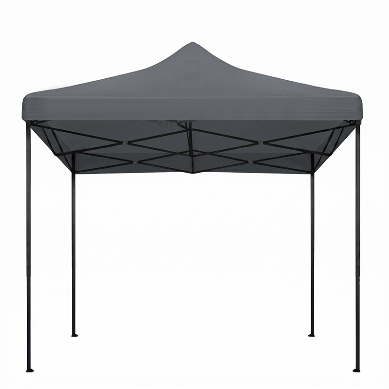 Κιόσκι - Gazebo Bari Megapap πτυσσόμενο μεταλλικός σκελετός - αδιάβροχο ύφασμα χρώμα γκρι 3x3x3,10m. - Image 4