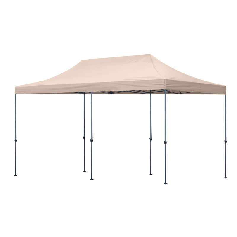 Κιόσκι - Gazebo Bari Megapap πτυσσόμενο μεταλλικός σκελετός - αδιάβροχο ύφασμα χρώμα της άμμου 3x6x3,27m. - Image 4