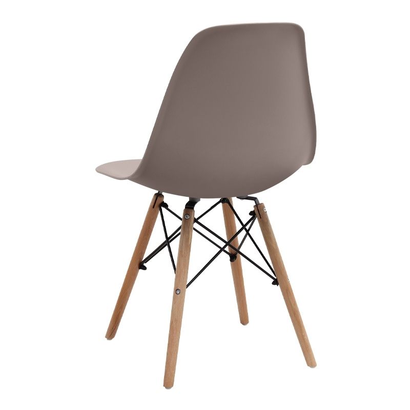 Σετ τραπεζαρία 5τμχ Allos - Nova Megapap χρώμα sapphire oak - cappuccino 75x75x77εκ. - Image 3