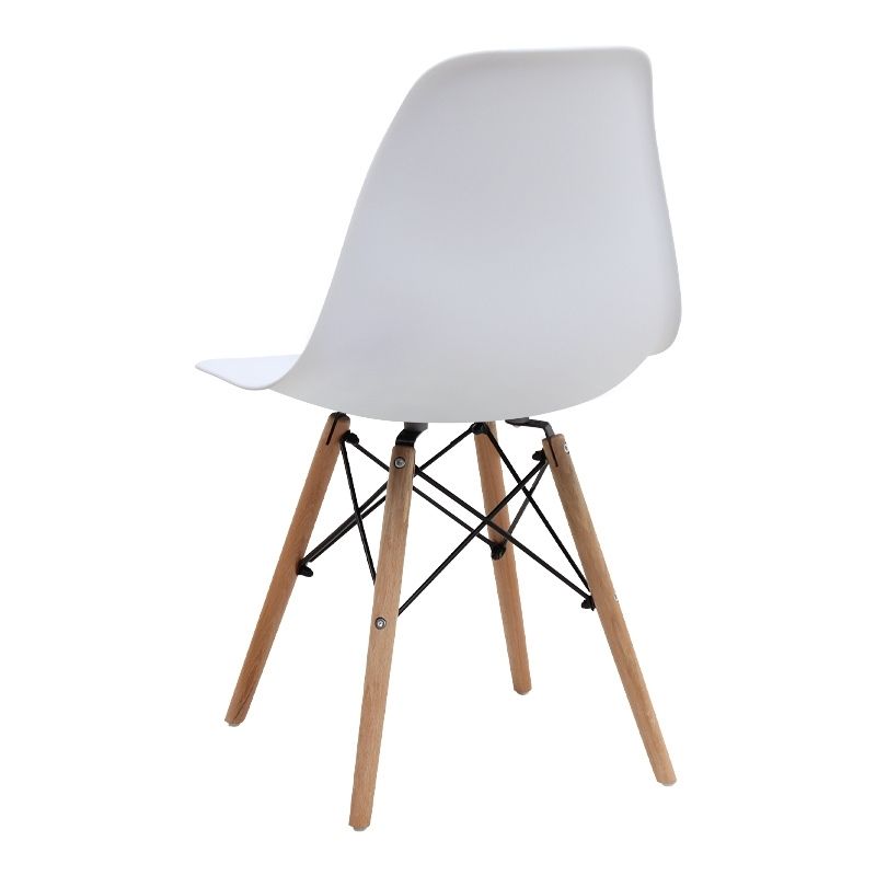 Σετ τραπεζαρία 5τμχ Darlen - Nova Megapap χρώμα sapphire oak - λευκό 125x72x74εκ. - Image 3