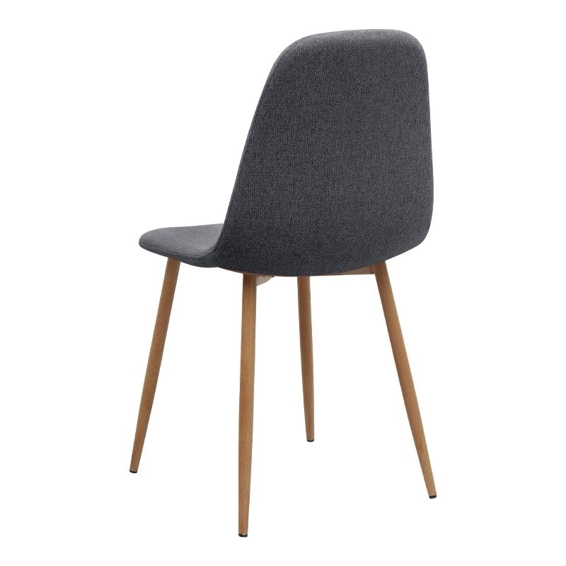 Σετ τραπεζαρία 5τμχ Darlen - Iris Megapap χρώμα sapphire oak - γκρι/φυσικό πόδι 125x72x74εκ. - Image 3