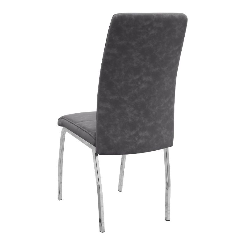 Σετ τραπεζαρία 5τμχ Darlen - Alma Megapap χρώμα λευκό - γκρι 125x72x74εκ. - Image 3
