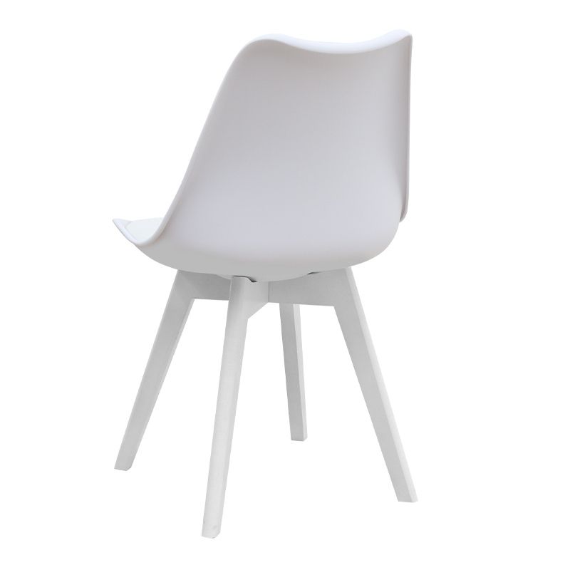 Σετ τραπεζαρία 5τμχ Darlen - Viva Megapap χρώμα sencron black - λευκό 125x72x74εκ. - Image 3