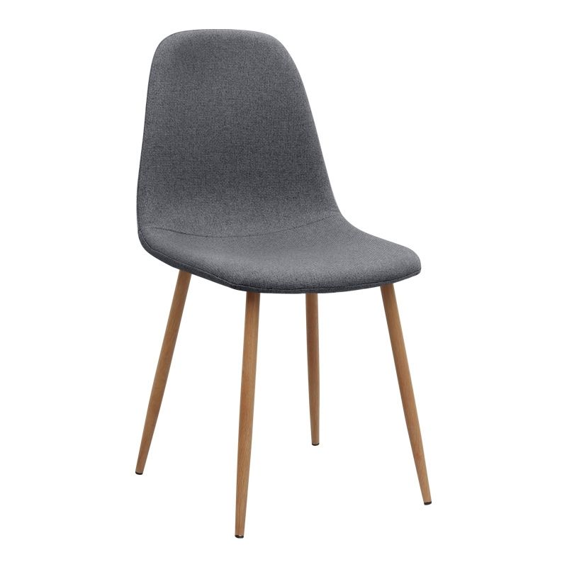 Σετ τραπεζαρία 5τμχ Bohema - Iris Megapap χρώμα ivory/sepet oak - γκρι Ø90x77,7εκ. - Image 2